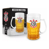 Caneca Gel Cerveja Chopp 450ml Times Futebol - Corinthians Cor Amarelo