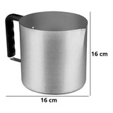 Caneca Hotel Em Alumínio Com Cabo Baquelite N°16 - 3,2 L