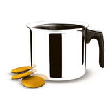 Caneca Inox 2 Litros Cabo Baquelite Leiteira Alta Qualidade