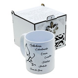 Caneca Lembrança De Crisma Para Madrinha Padrinho Caixa Mdf