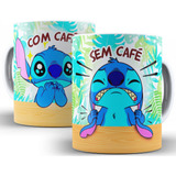 Caneca Lilo Stitch Com Café Sem