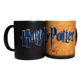 Caneca Mágica Harry Potter - Mapa Do Maroto