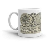 Caneca Medalha Das Duas Cruzes Personalizada + Caixinha
