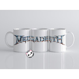 Caneca Megadeth Heavy Metal Musica Personalizado Copo 04