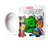 Caneca Personalizada Cachorrinhos Yorkshire Avengers Pet Dog
