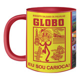 Caneca Porcelana Biscoito Globo Rio De Janeiro Sou Carioca