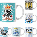 Caneca Porcelana Feliz Dia Dos Pais Atacado Kit 12unidades