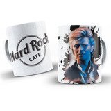 Caneca Porcelana Ídolos Do Rock David Bowie