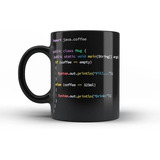 Caneca Preta Programador (a) Java Com