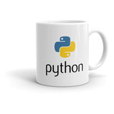 Caneca Python Software Programador Computação Café Cerâmica