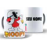 Caneca Snoopy Charlie Brown 325ml Cerâmica Xícara + Caixa