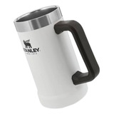 Caneca Térmica De Cerveja Beer Stein Stanley 709ml - Branco
