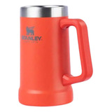 Caneca Térmica De Cerveja Beer Stein Stanley 709ml - Laranja