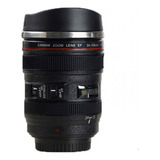 Caneca Térmica Em Formato De Lente De Câmera Canon 24-105mm