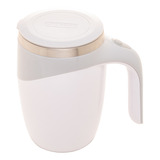 Caneca Térmica Mixer De Aço Inox Com Tampa 380ml Branca Lyor