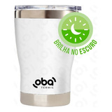 Caneca Térmico D/bebidas Cerveja Água Refri Café Em Aço Inox Cor Branco Liso