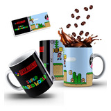 Caneca Vídeo Game Super Nintendo Super Mario World Retro