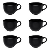 Caneca Xícara P/ Cereais 740ml Resistente Decoração Kit C/ 6