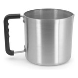 Canecão Grande Hotel N°18 Cm Leiteira Alumínio 4,0 Litros Cor Cinza