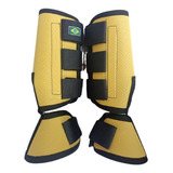 Caneleira C/ Cloche P/ Cavalo Conjugada Amarelo