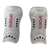 Caneleira Futebol Sports Equipamento De Proteção 18cm Branca