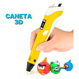 Caneta 3d Infantil Impressora Com 9
