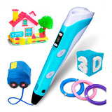 Caneta 3d Profissional Impressão Tridimensional Infantil Cor