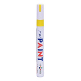 Caneta À Prova D'água Pinta Pneu Carro Moto - Amarela