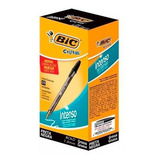 Caneta Bic Cristal 1.6 Intenso Preta