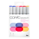 Caneta Copic Sketch 6 Cores