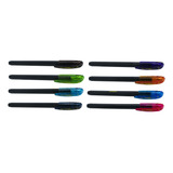 Caneta De Gel Pentel Makkuro 0.7mm Kit 8 Cores Especiais