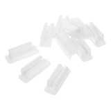 Caneta De Mesa Clip Mark Pens Porta-canetas De Silicone 10 U