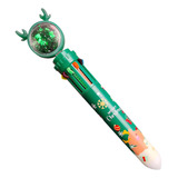Caneta Esferográfica De Natal R 10 Color Push Type Color Mul