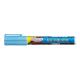 Caneta Giz Líquida Para Quadro Lousa Carro Vidro 6mm Cores