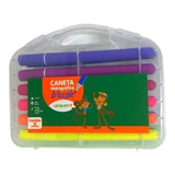 Caneta Hidrográfica Brush C/ 12 Cores Leoleo