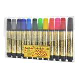 Caneta Magic Color Profissional Permanente 12 Cores Inter. 2