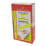 Caneta Marca Texto Amarelo 12 Unidades Grifpen Faber Castell