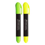 Caneta Marca Texto Supersoft Gel Faber Castell Kit 2 Un 