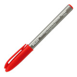 Caneta Marcador Permanente Retro Projetor Cd/dvd Ponta 2m Cor Vermelho