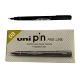 Caneta Nankin Uni Pin Fine Line 0.8 Preta C/12und - Uni-ball