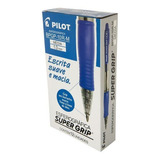 Caneta Pilot Super Grip 1.0 Azul