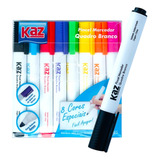 Caneta Pincel Marcador Lousa Quadro Branco 8 Cores Coloridas
