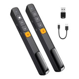 Caneta Slide Show Sem Fio Laser Power Point Usb 2 Peças