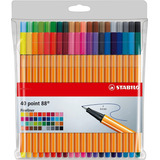 Caneta Stabilo Point 88 Com 40 Cores Extra Fina - Oferta