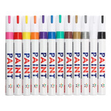 Caneta Tinta Permanente Pinta Metal Plástico Pneu Prov Dágua