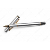 Caneta Tinteiro E Roller Baoer Prata (2) 