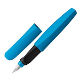 Caneta Tinteiro Pelikan Twist Ponta M Petrol Blue