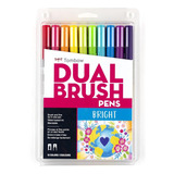 Caneta Tombow Dual Brush Pen Cor Bright (original)
