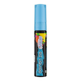Caneta Vidro Giz Liquido Para Vitrine Carro - Azul