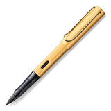 Caneta-tinteiro Lamy Lx Aluminium 50 Aniver. Tinta Azul Exterior Dourada